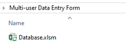 Create Database File