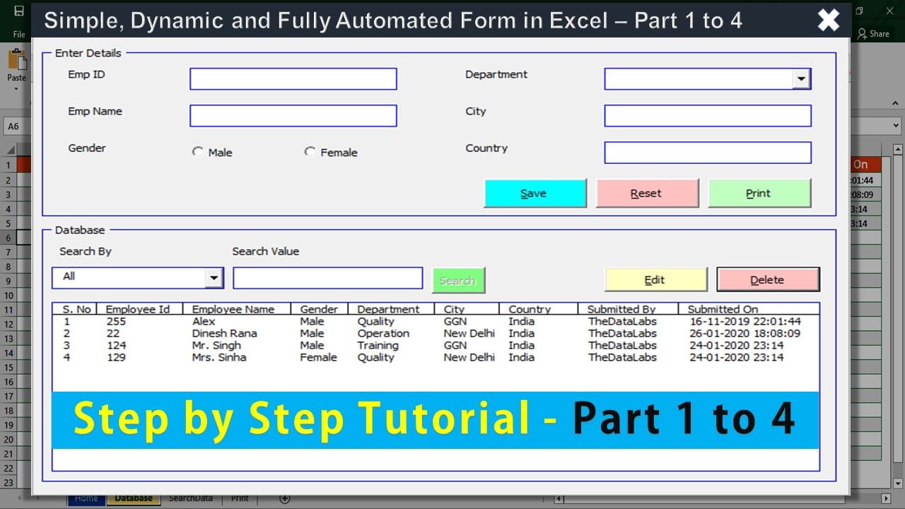 Free Excel Userform Templates Printable Templates 9470