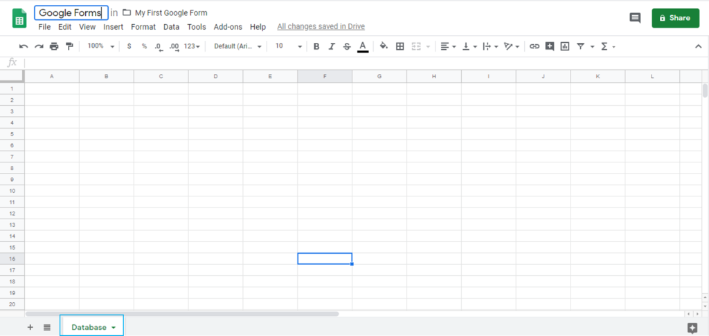 Google Sheets