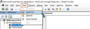 transfer excel to google sheets