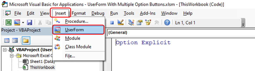 Effortlessly Create Dynamic UserForms with Multiple Option Buttons in ...