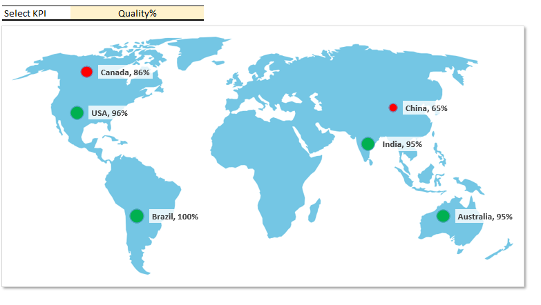 excel map chart