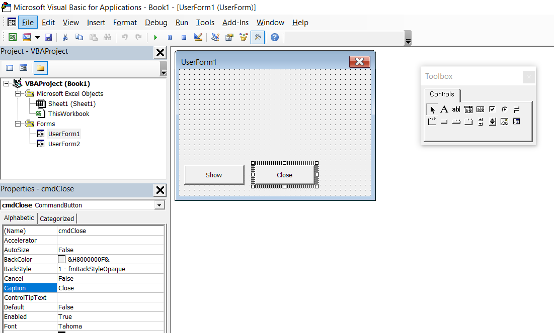 UserForm Events In VBA TheDataLabs