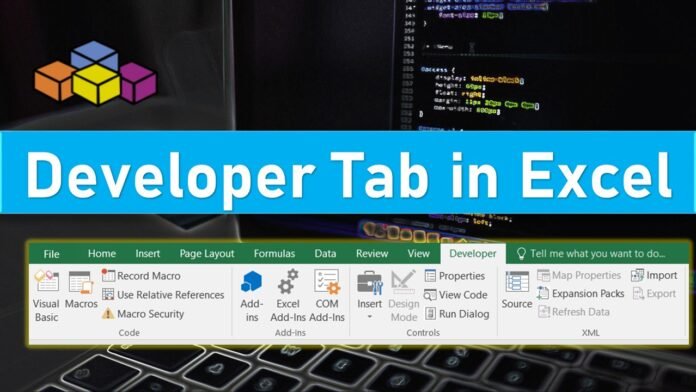 where to find the developer tab in excel 2010