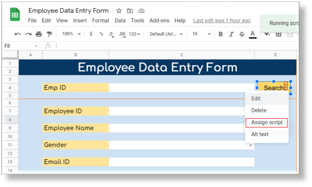 Assign Script