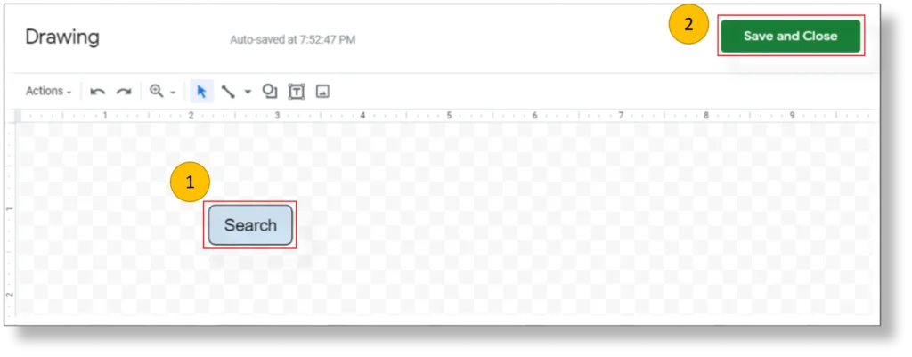 Create Button in Drawing