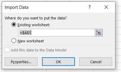 6. Import Data