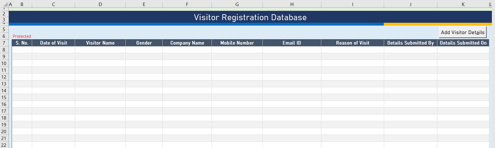 How To Transfer Data from a Data Entry Form to a Protected Worksheet in ...
