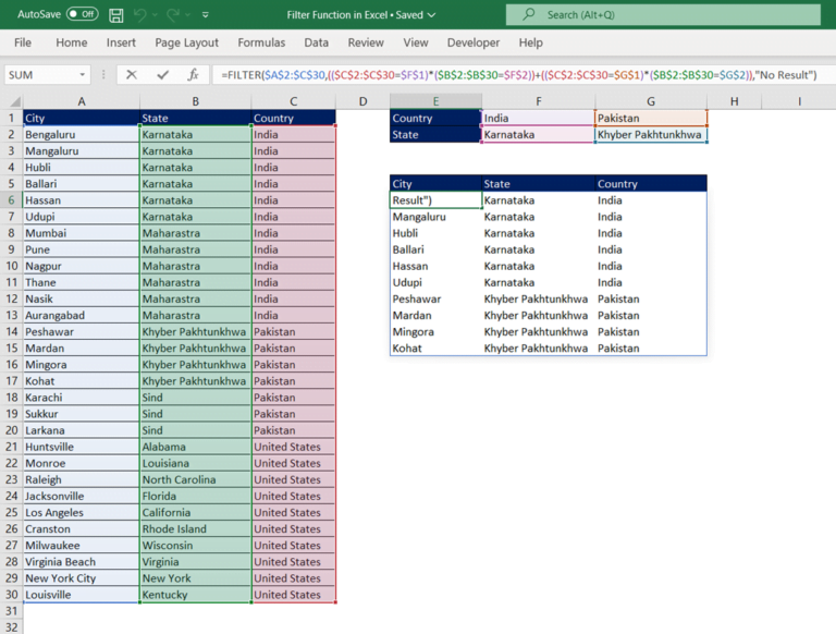 Understanding FILTER Function in Excel Basic to Advance in 6 Steps