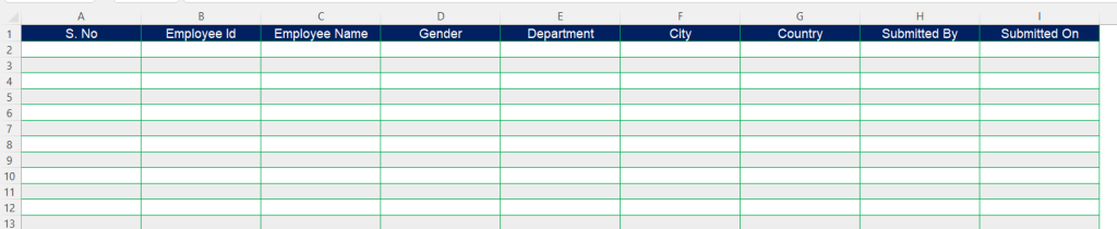 Create Columns in Database Sheet in Fully Automated Data Entry Form