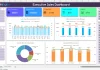Dynamic Sales Performance Dashboard in Excel with 5 and more Visuals Sales Performance Dashboard
