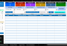 Ultimate Employee Attendance Tracker Excel Template 2025 Employee Attendance Tracker Excel Template - Attendance Form Sheet