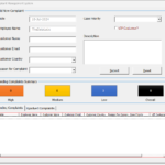 Complaint Management System in Excel